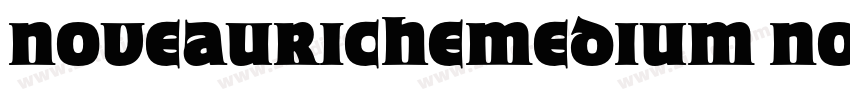 NoveauRicheMedium No字体转换 NoveauRicheMedium No字体转换